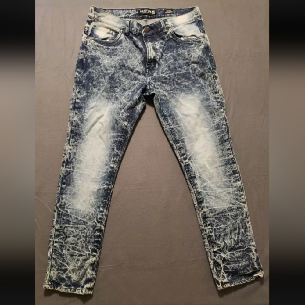 Arketype Size 40x32 Blue Acid Wash